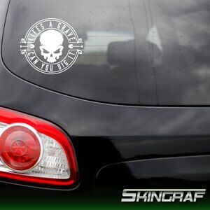 Lifes A Grave Can You Dig It - 5.75" Vinyl Decal